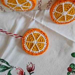 Kẹp tóc hoa bằng len handmade