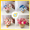Chậu hoa len để bàn handmade đủ màu