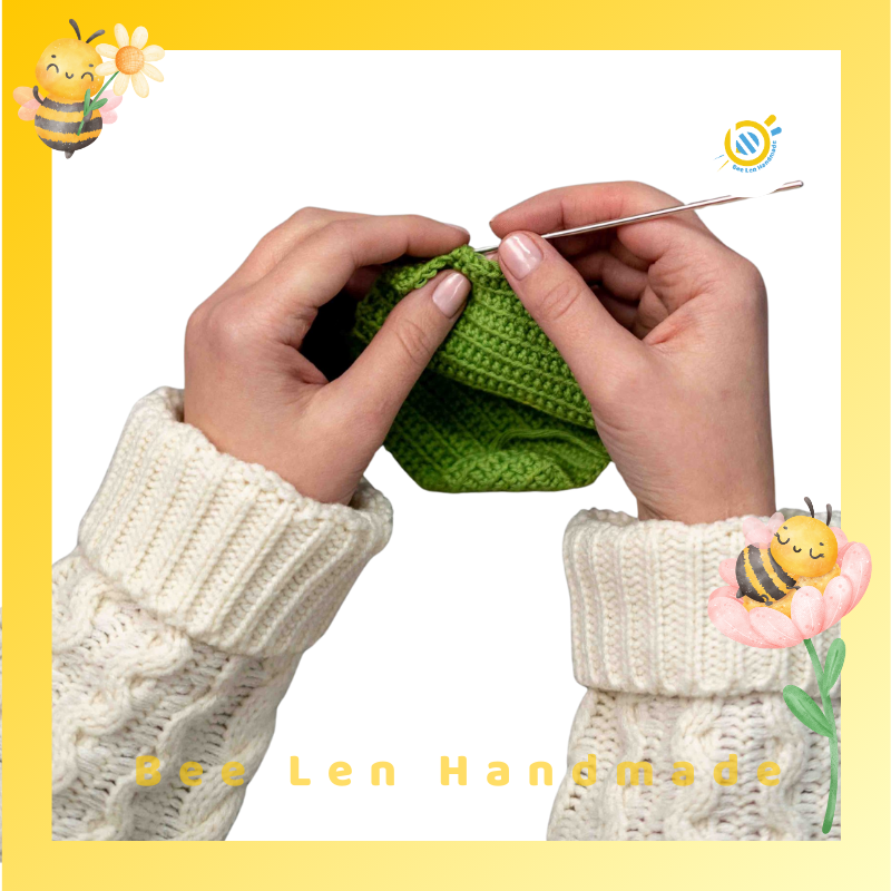 Cách kết thúc mũi đan len thẩm mỹ
