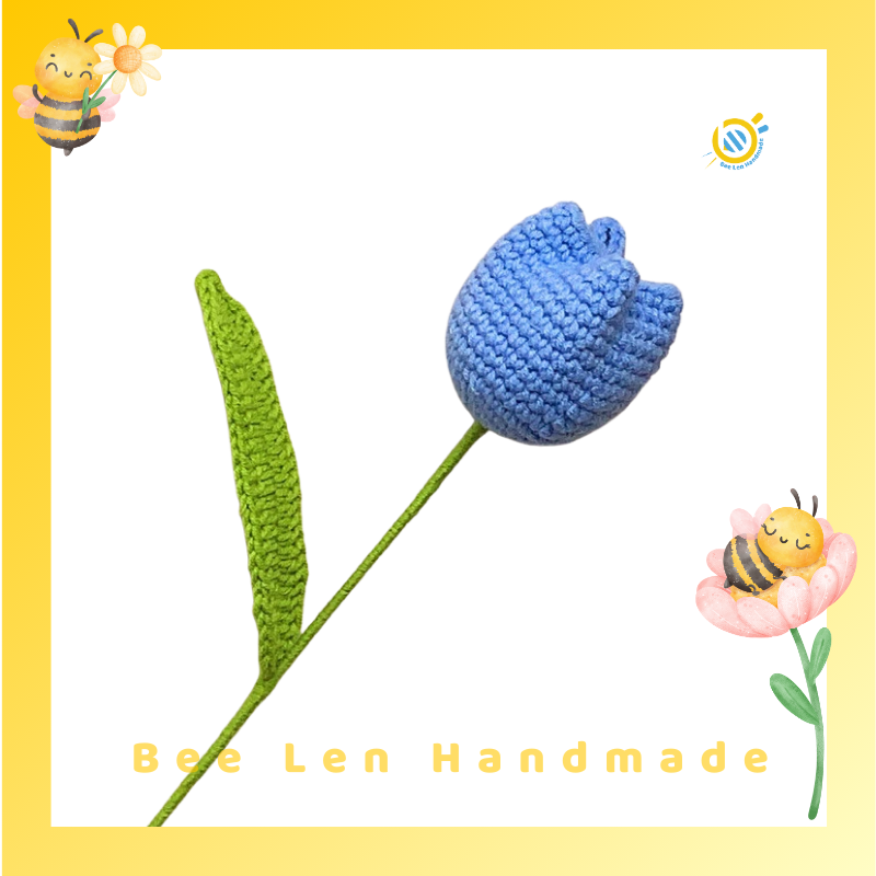 Cách đan len hình bông hoa đẹp
