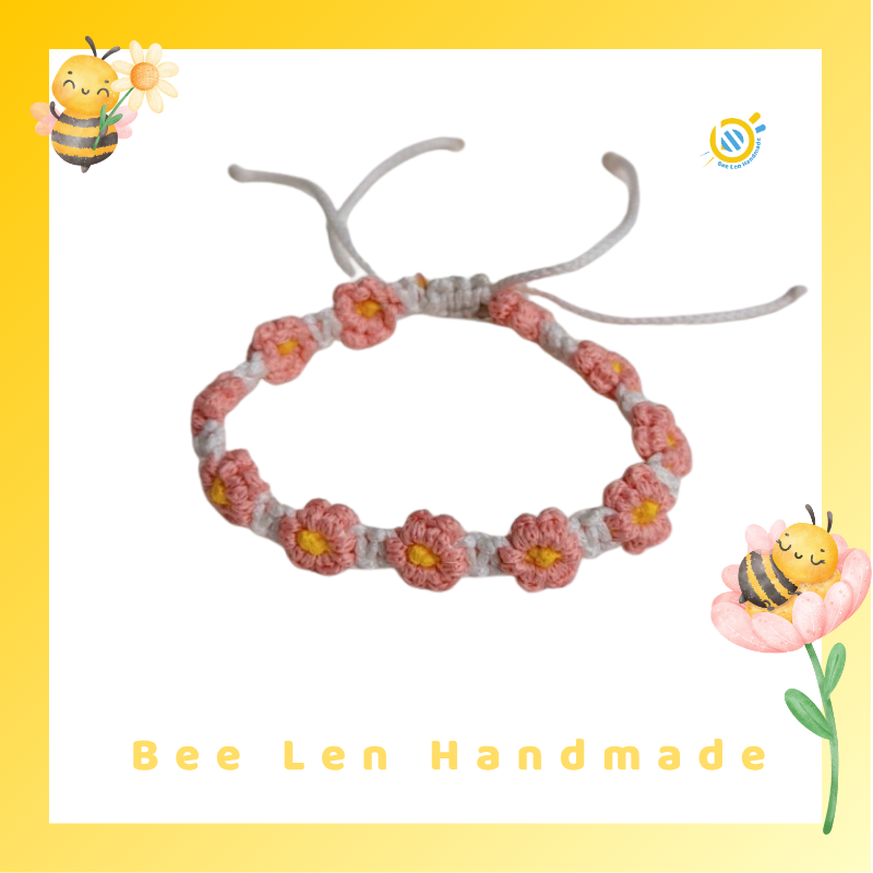 Cách đan vòng tay bằng len