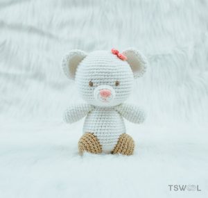 Cách đan len gấu bông